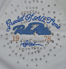 Greatest Of All Time White Real Leather Jacket