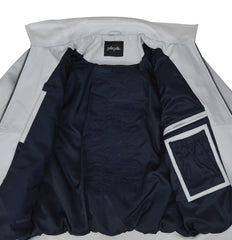 Greatest Of All Time White Real Leather Jacket