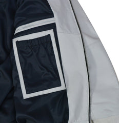 Greatest Of All Time White Real Leather Jacket