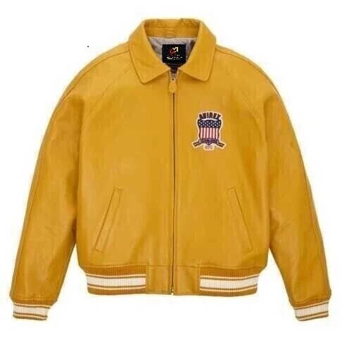 Avirex American Flight Yellow Aces A2 USA Edition Jacket, Avirex Bomber