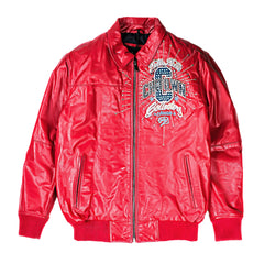 Chi-Town Collector Red Leather Jacket