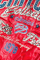 Chi-Town Collector Red Leather Jacket